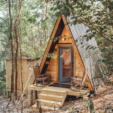 Blue Brambler Glamping A-Frame Apartman Rockbridge Kültér fotó