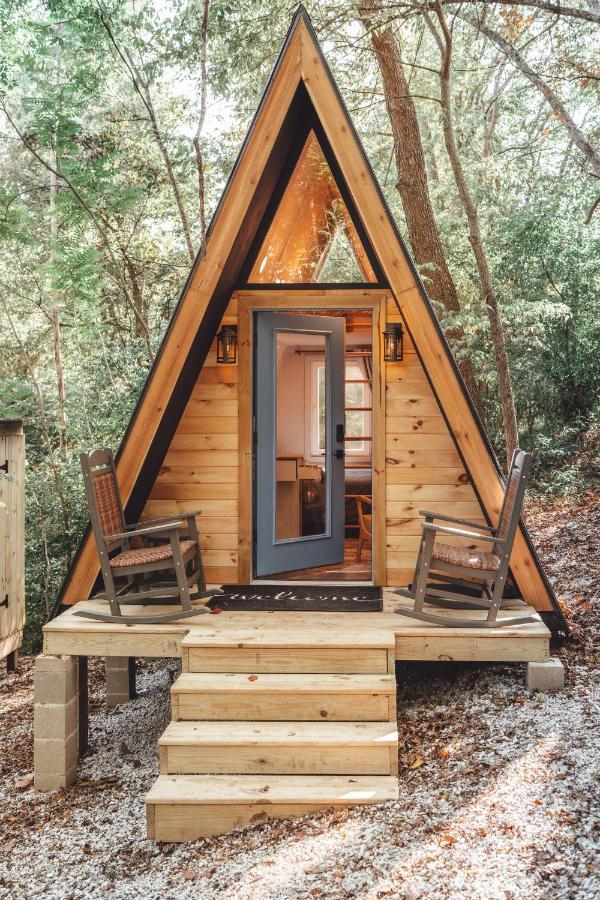 Blue Brambler Glamping A-Frame Apartman Rockbridge Kültér fotó