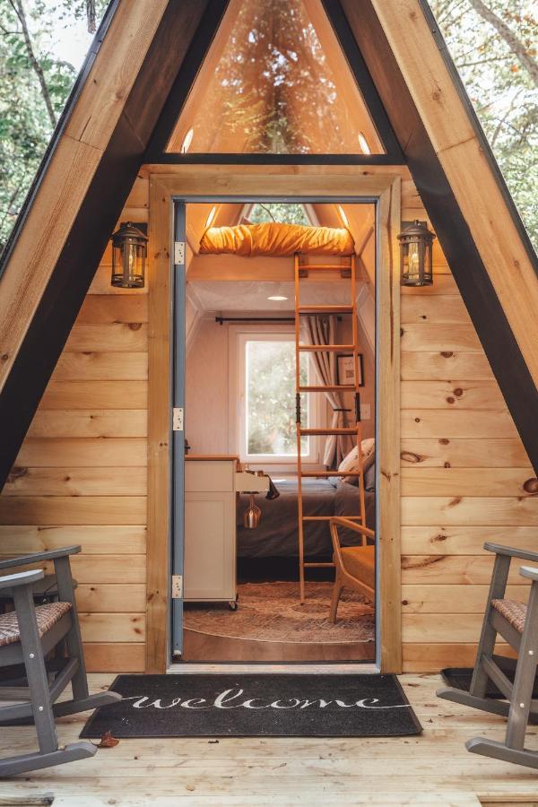 Blue Brambler Glamping A-Frame Apartman Rockbridge Kültér fotó