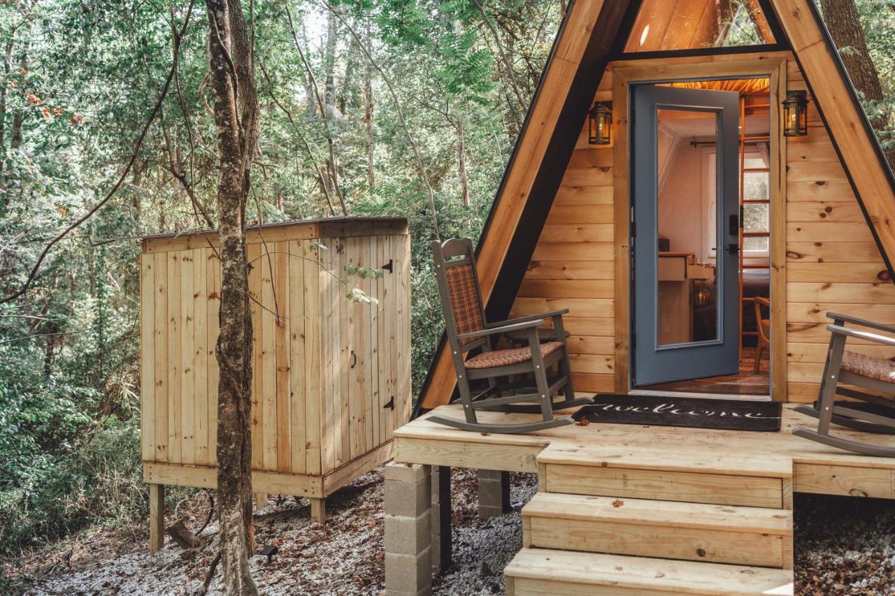 Blue Brambler Glamping A-Frame Apartman Rockbridge Kültér fotó