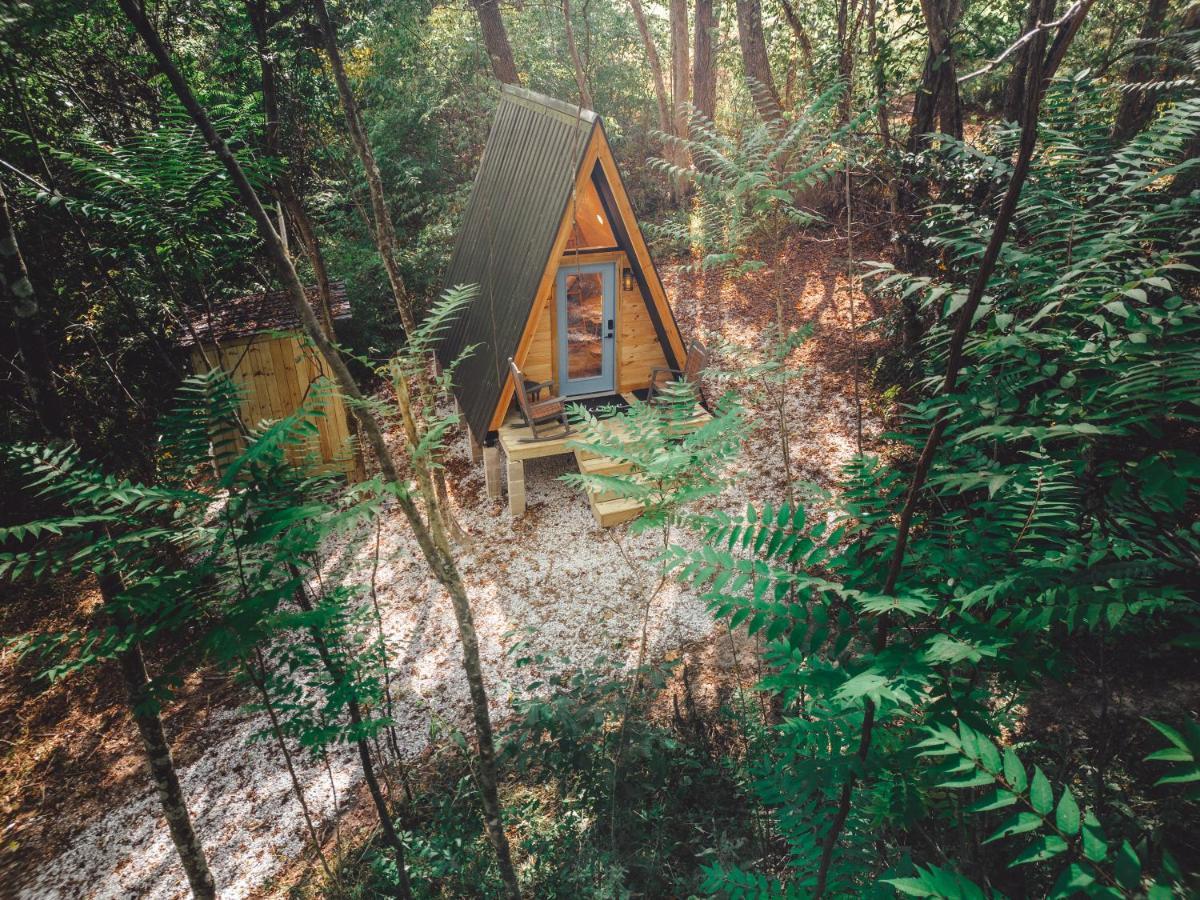 Blue Brambler Glamping A-Frame Apartman Rockbridge Kültér fotó