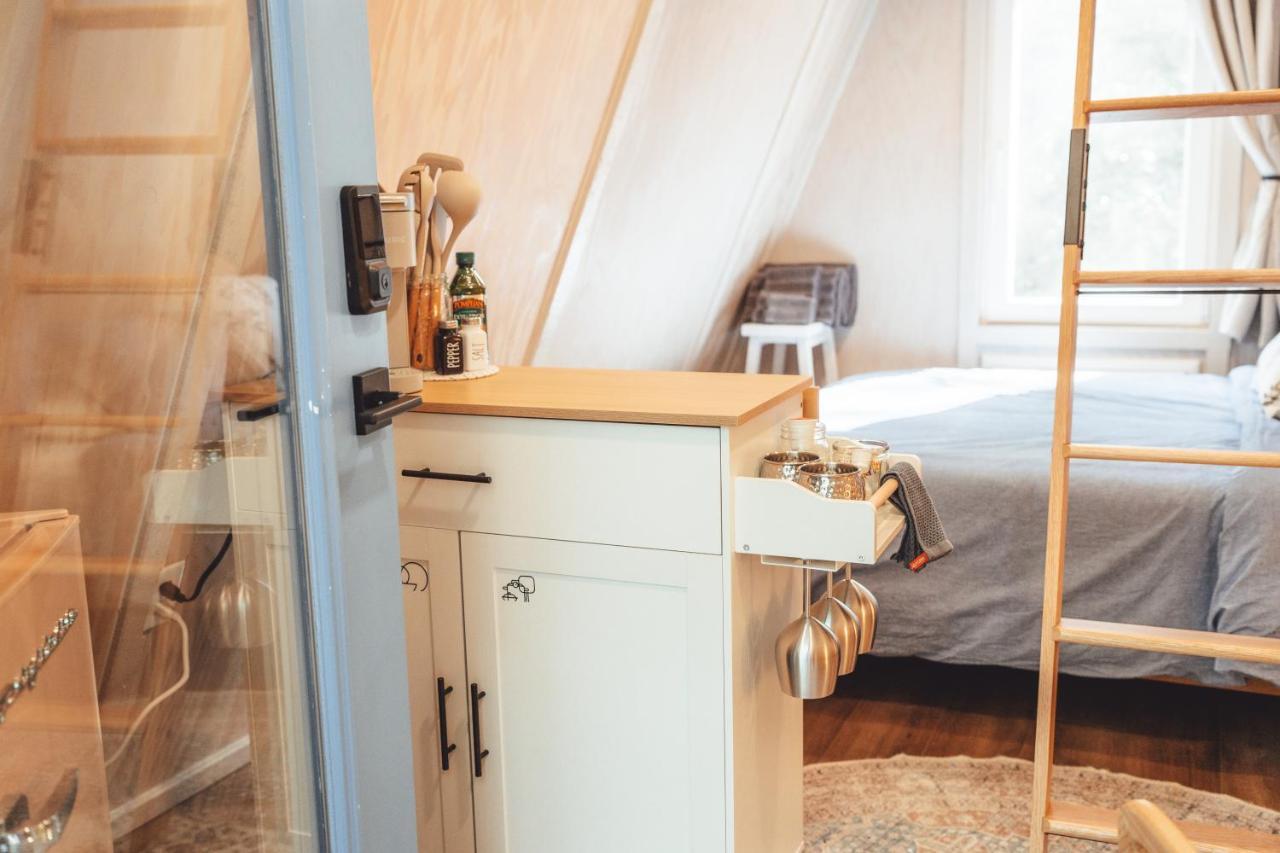 Blue Brambler Glamping A-Frame Apartman Rockbridge Kültér fotó
