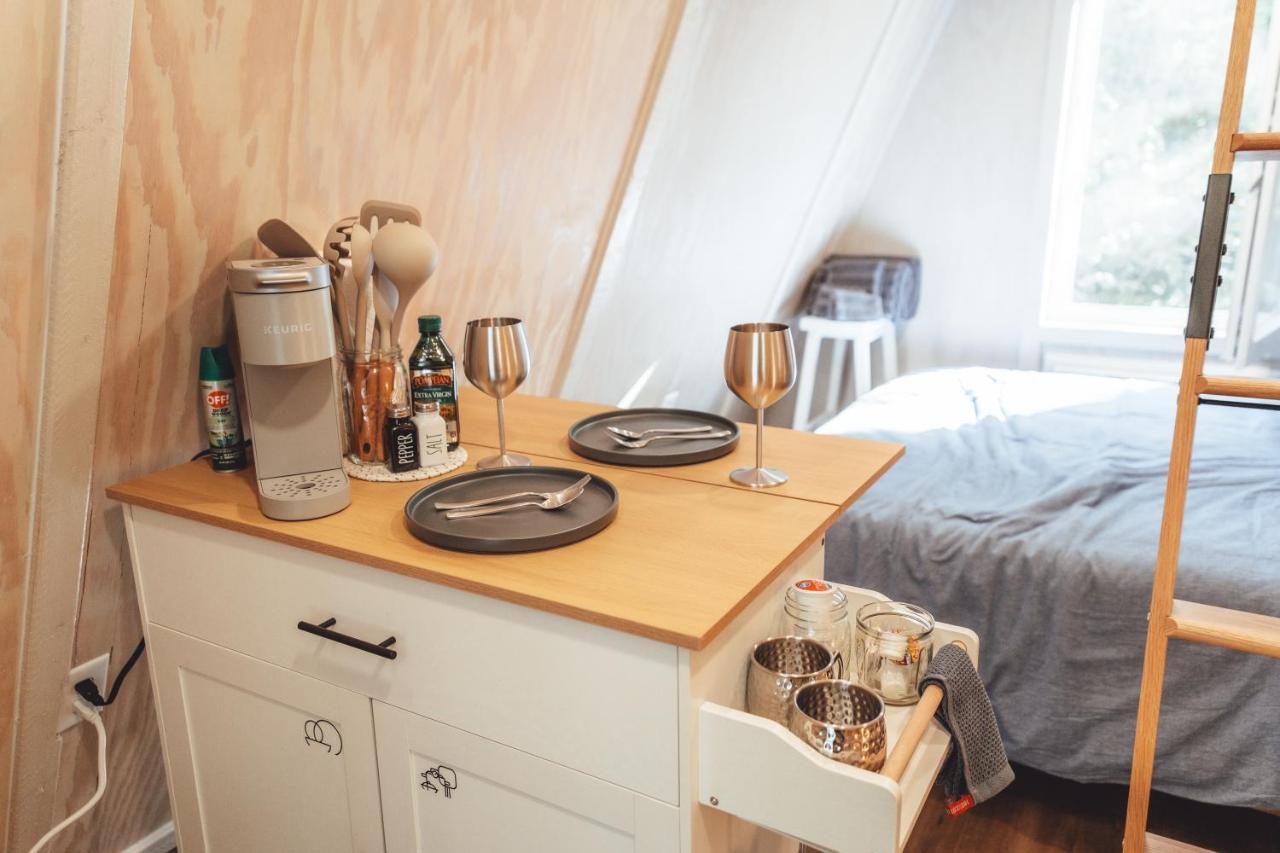 Blue Brambler Glamping A-Frame Apartman Rockbridge Kültér fotó