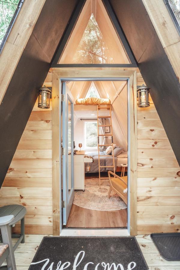 Blue Brambler Glamping A-Frame Apartman Rockbridge Kültér fotó
