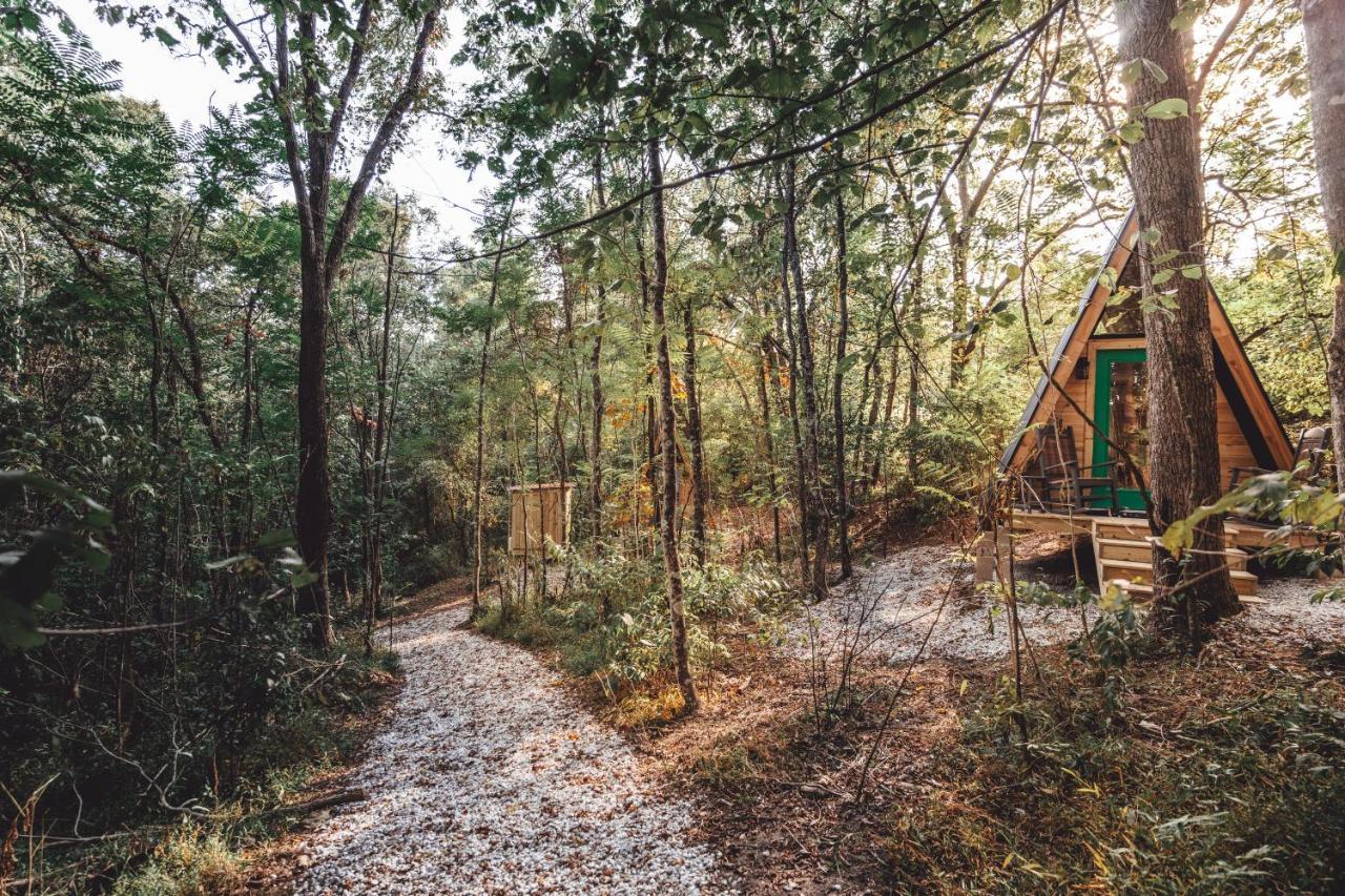 Blue Brambler Glamping A-Frame Apartman Rockbridge Kültér fotó