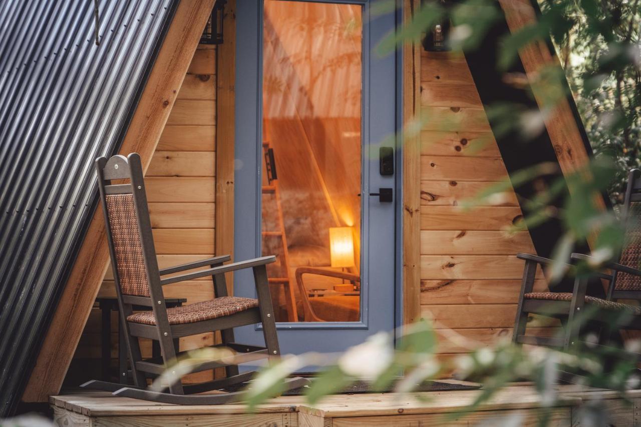 Blue Brambler Glamping A-Frame Apartman Rockbridge Kültér fotó