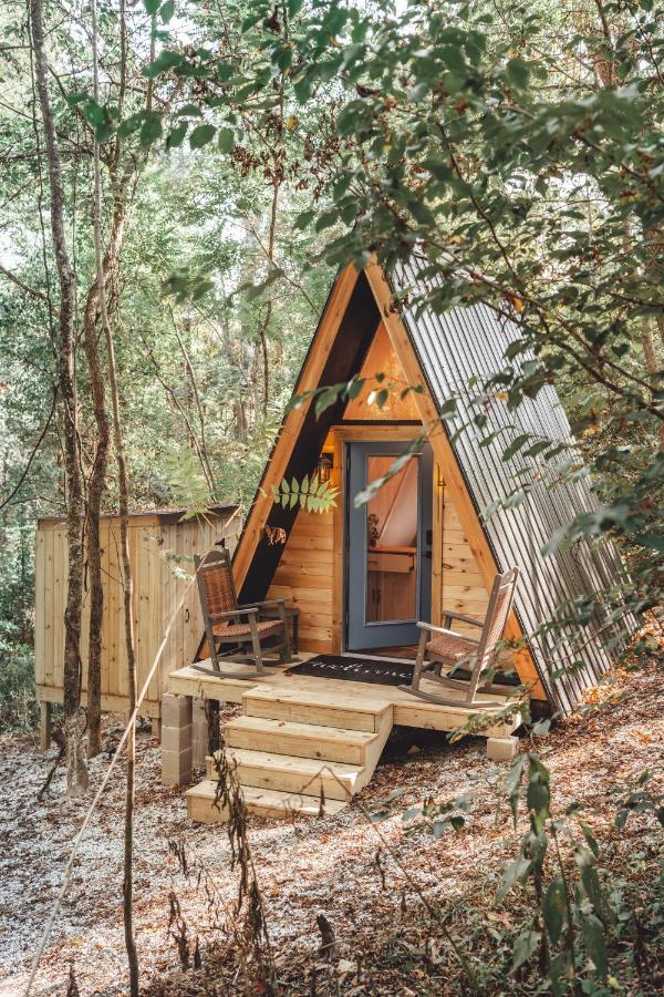 Blue Brambler Glamping A-Frame Apartman Rockbridge Kültér fotó