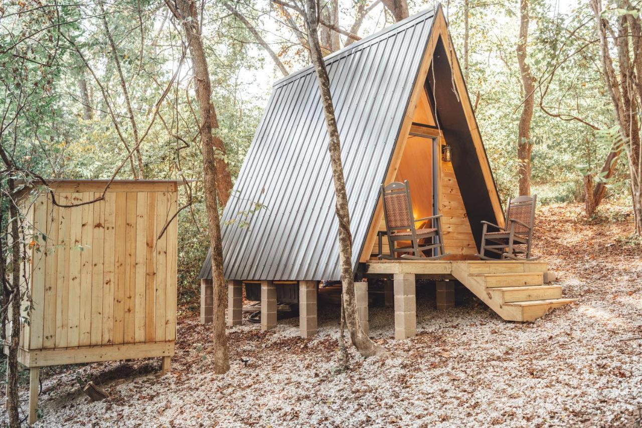 Blue Brambler Glamping A-Frame Apartman Rockbridge Kültér fotó