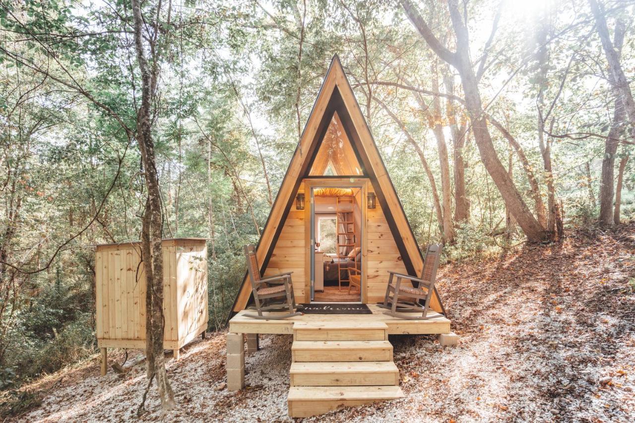 Blue Brambler Glamping A-Frame Apartman Rockbridge Kültér fotó