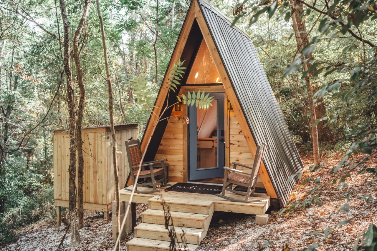 Blue Brambler Glamping A-Frame Apartman Rockbridge Kültér fotó