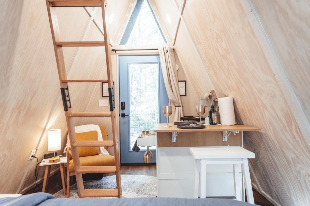 Blue Brambler Glamping A-Frame Apartman Rockbridge Kültér fotó