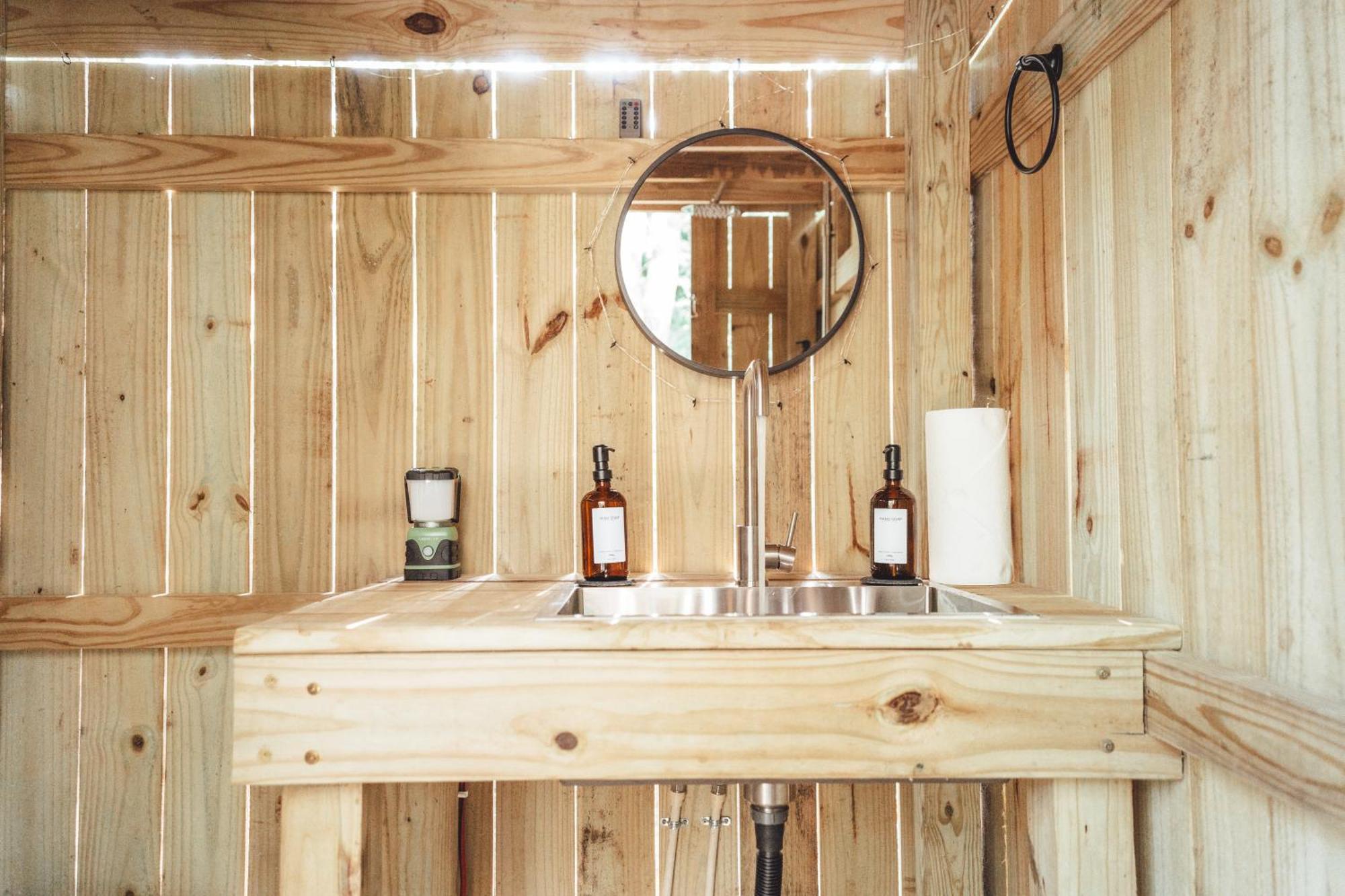 Blue Brambler Glamping A-Frame Apartman Rockbridge Kültér fotó