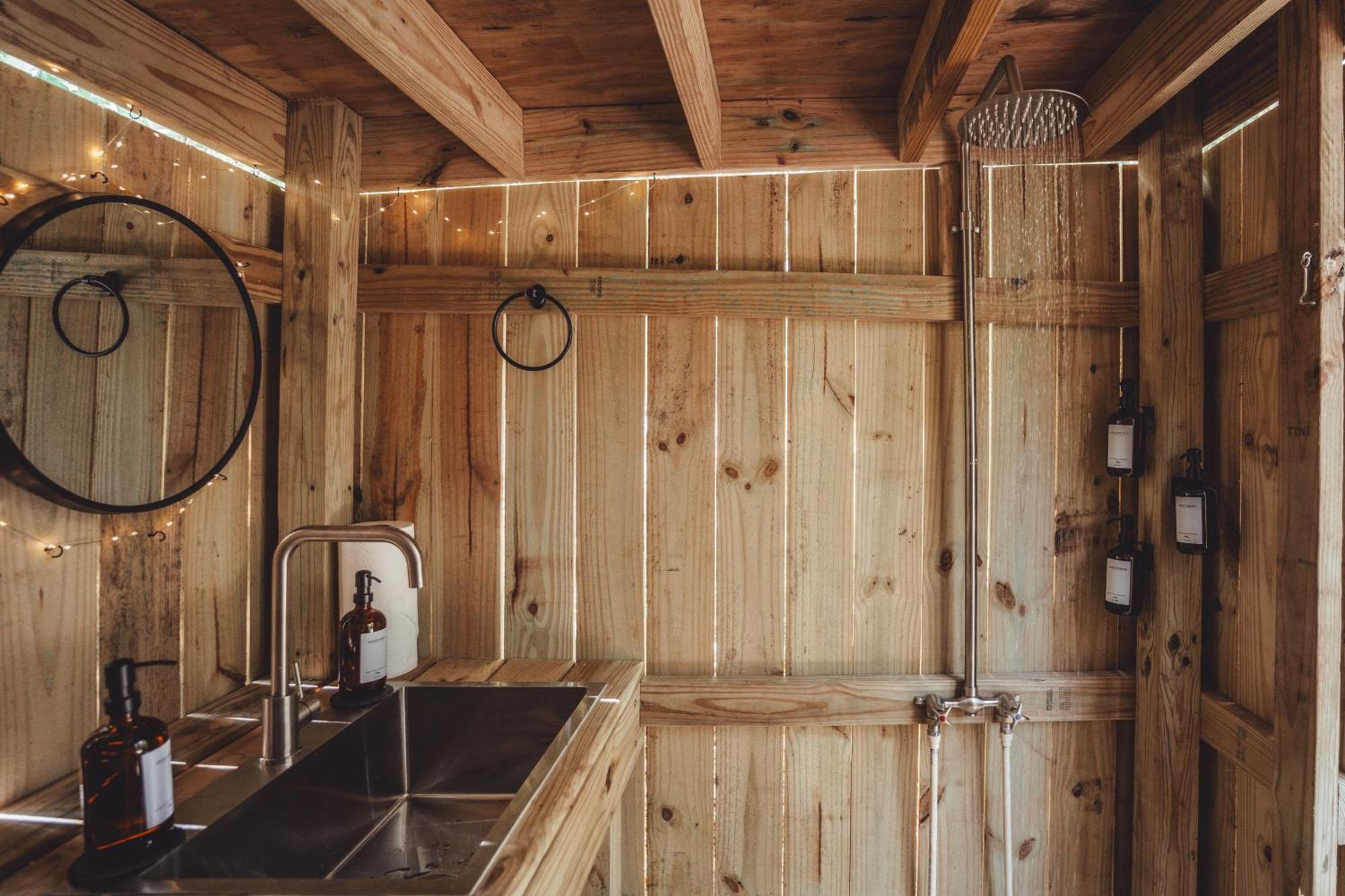 Blue Brambler Glamping A-Frame Apartman Rockbridge Kültér fotó