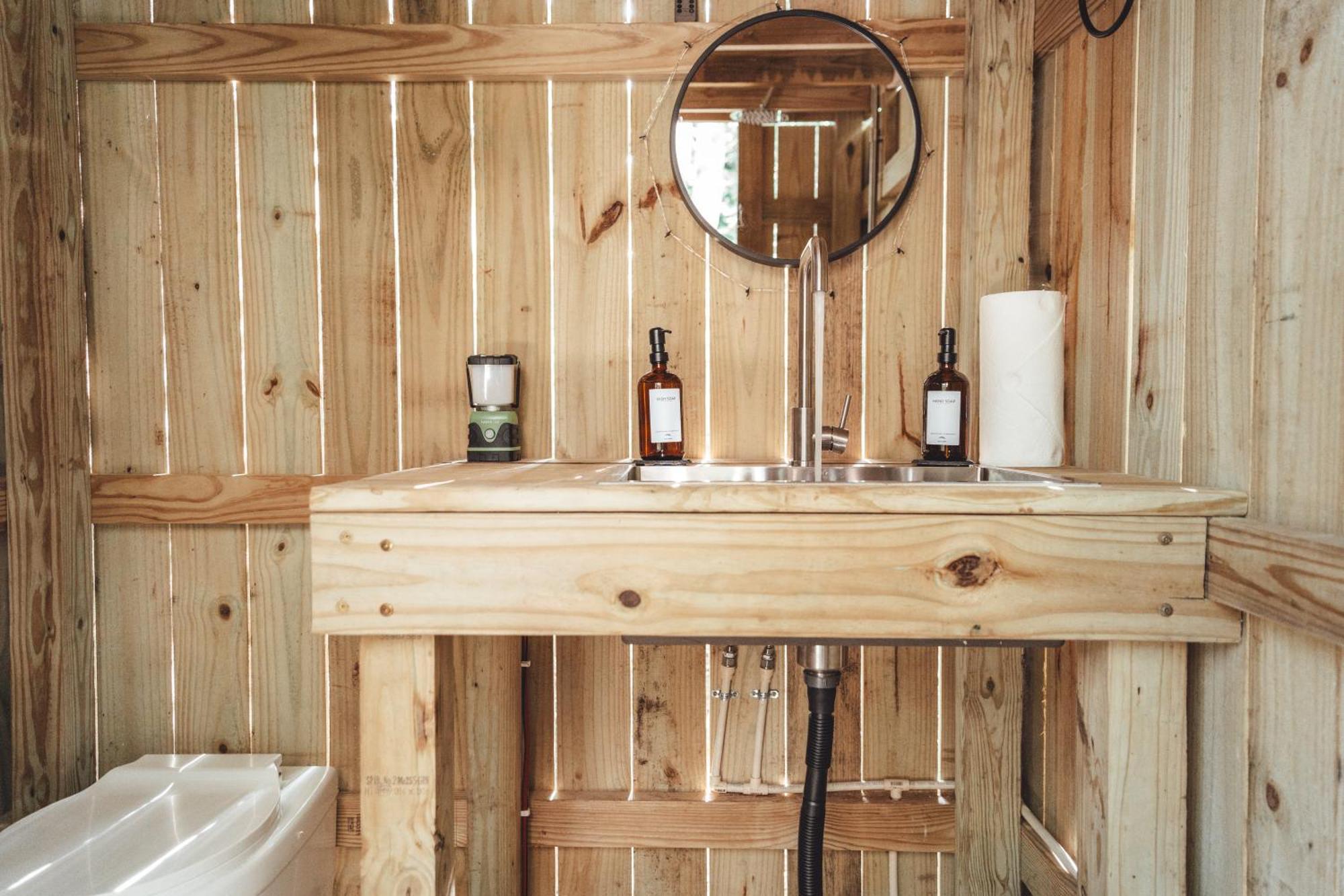 Blue Brambler Glamping A-Frame Apartman Rockbridge Kültér fotó