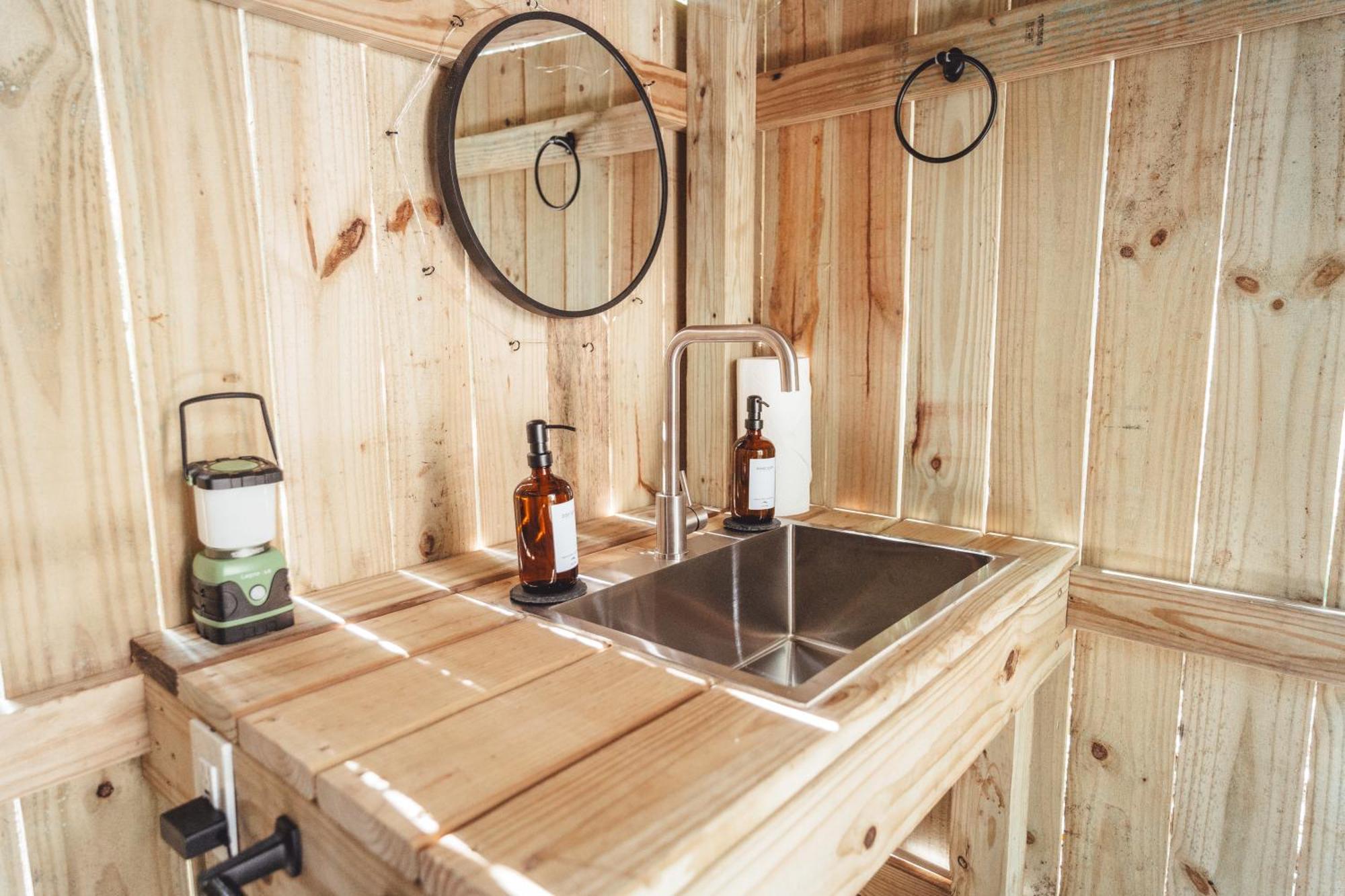 Blue Brambler Glamping A-Frame Apartman Rockbridge Kültér fotó